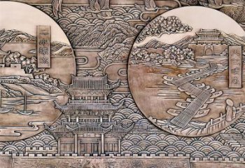 庭院浮雕订做，街景小品，户外城堡浮雕制作