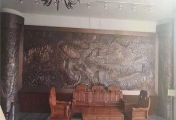 门口浮雕点击，地标摆件，铸铜城堡浮雕承接