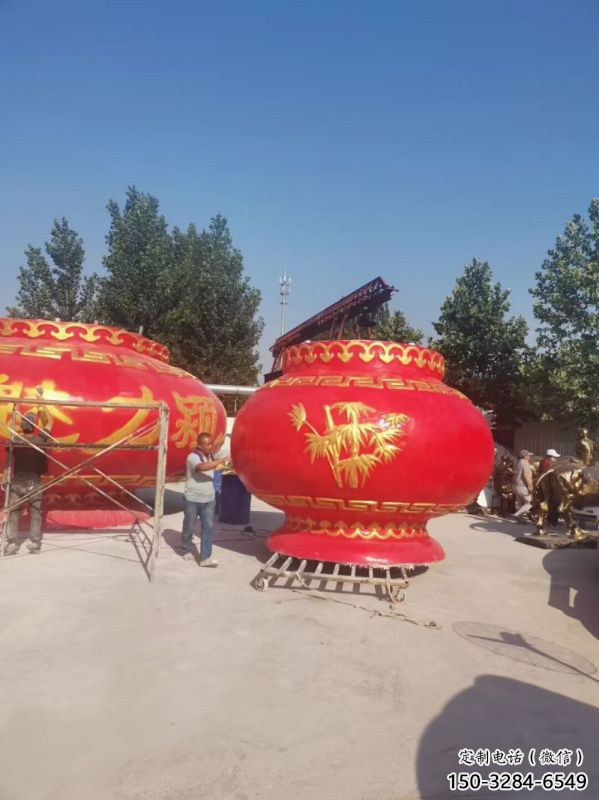 商业花篮雕塑标准，广场雕塑，玻璃钢花篮雕塑底座供给