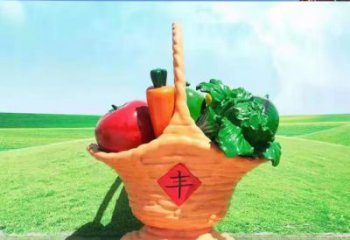果篮雕塑