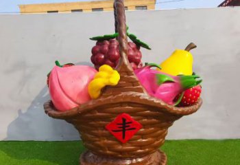 果篮雕塑