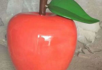 环境果篮雕塑选定，园林装饰，大型苹果果篮雕塑公司