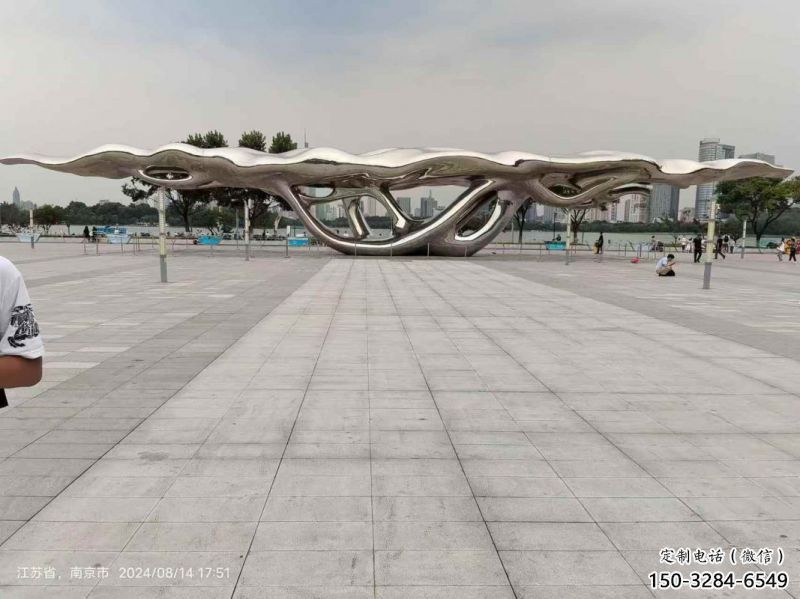 地标艺术建筑雕塑，镜面工艺，城市地标雕塑类型