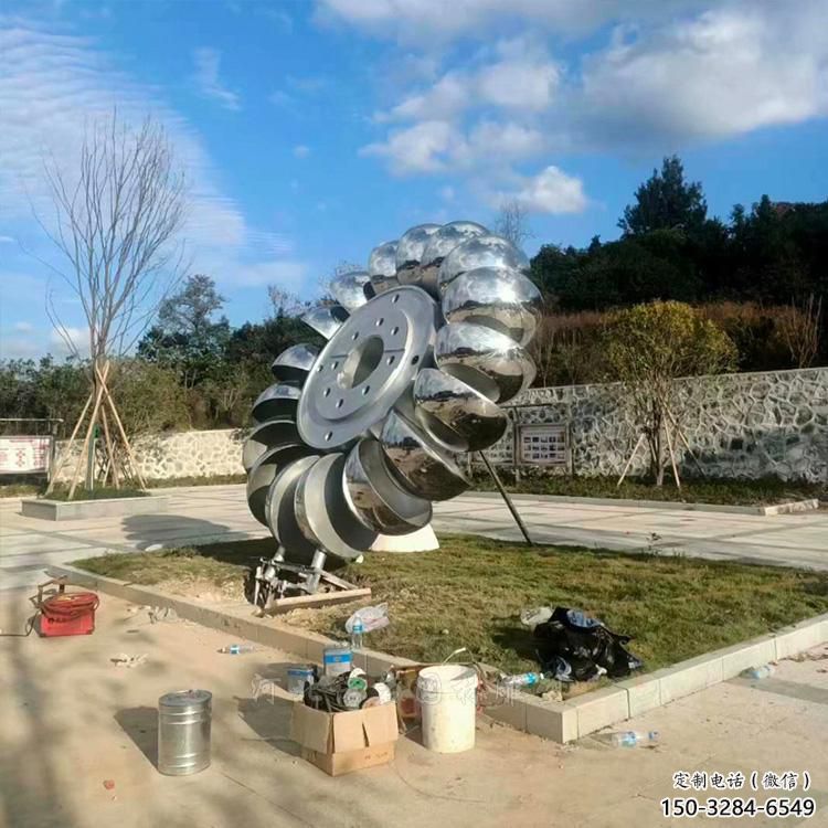 宣传主题雕塑厂，艺术形象标识，地标美陈雕塑