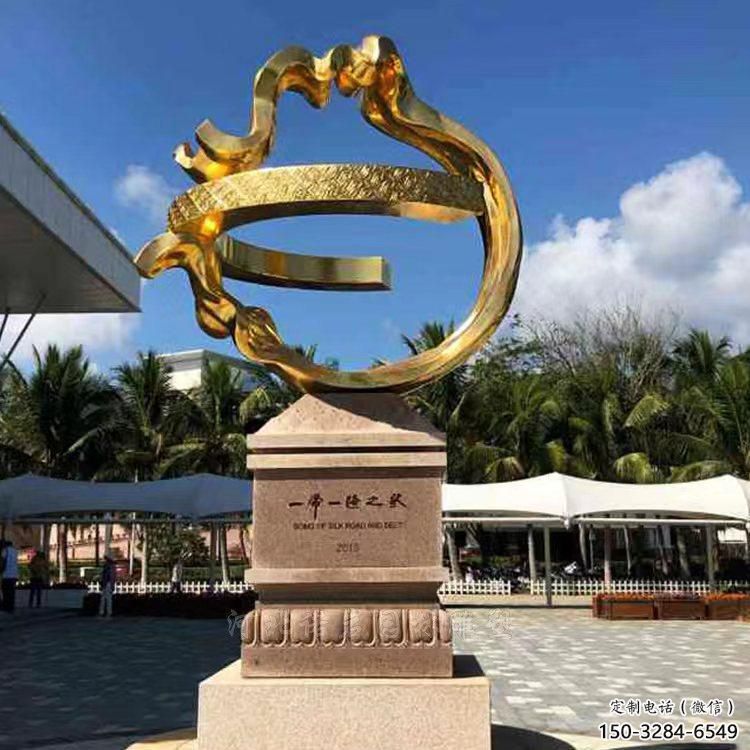 宣传主题雕塑加工厂家，艺术形象标识，地标美陈雕塑