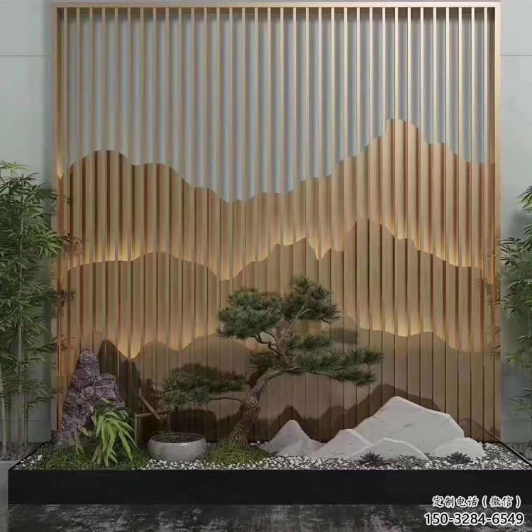 美陈装饰景墙雕塑，背景墙美陈雕塑