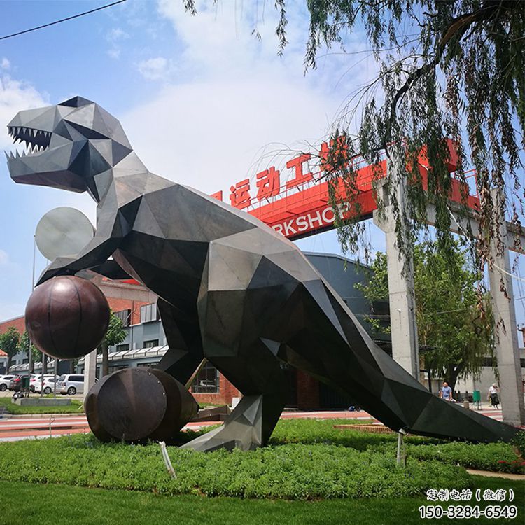 景区恐龙雕塑供给，动物雕塑，烤漆恐龙雕塑供求
