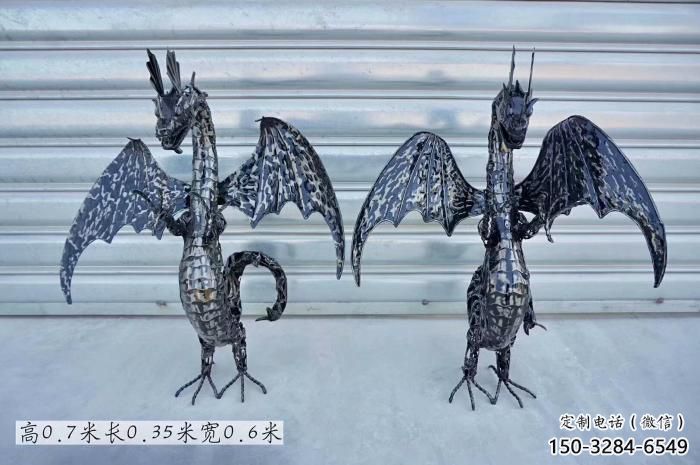 恐龙雕塑常用，钢管组合，景观铁艺恐龙雕塑定价