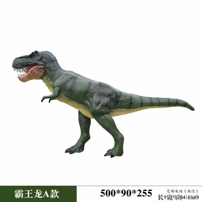 霸王龙雕塑景观，中式工艺，发声恐龙雕塑供给