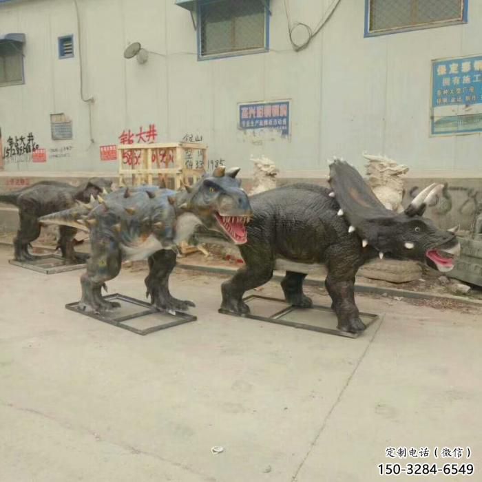 恐龙雕塑定制，小区雕塑，发声恐龙雕塑提供