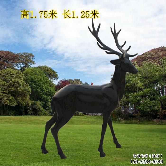 小鹿雕塑精品，景观概念，仿铜小鹿雕塑通用