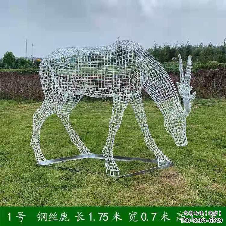 现代梅花鹿雕塑承接，欧式风格，广场灯光梅花鹿雕塑精选