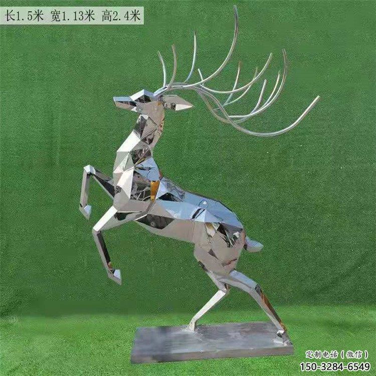 景观小鹿雕塑选定，园林装饰，大型切面小鹿雕塑公司