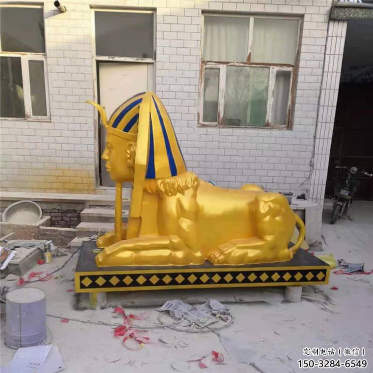 大型狮子雕塑常用，户外摆放，狮子人兽雕塑展示