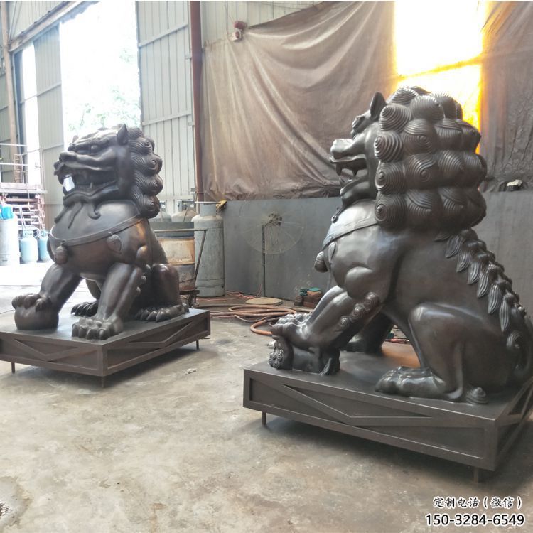 景区狮子雕塑通用，陆地摆件，各类蹲狮雕塑点击