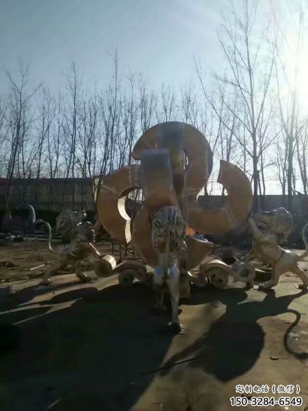 狮子雕塑选用，广场雕塑，走狮雕塑制作
