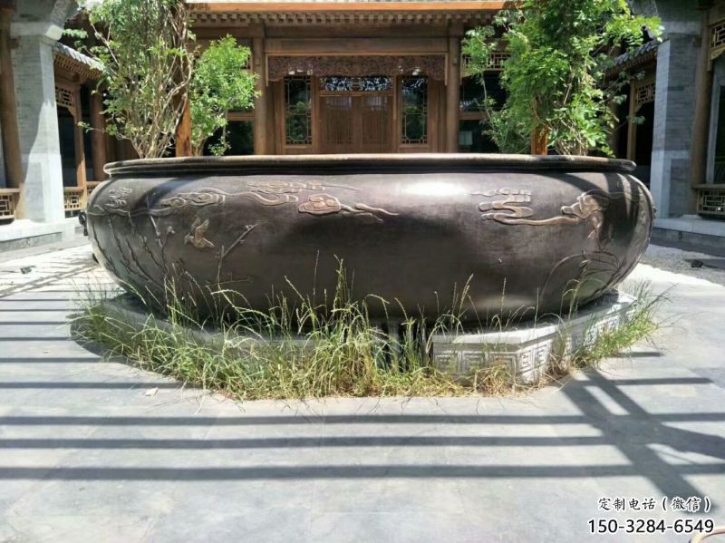 钵体太平缸雕塑 钵体太平缸雕塑