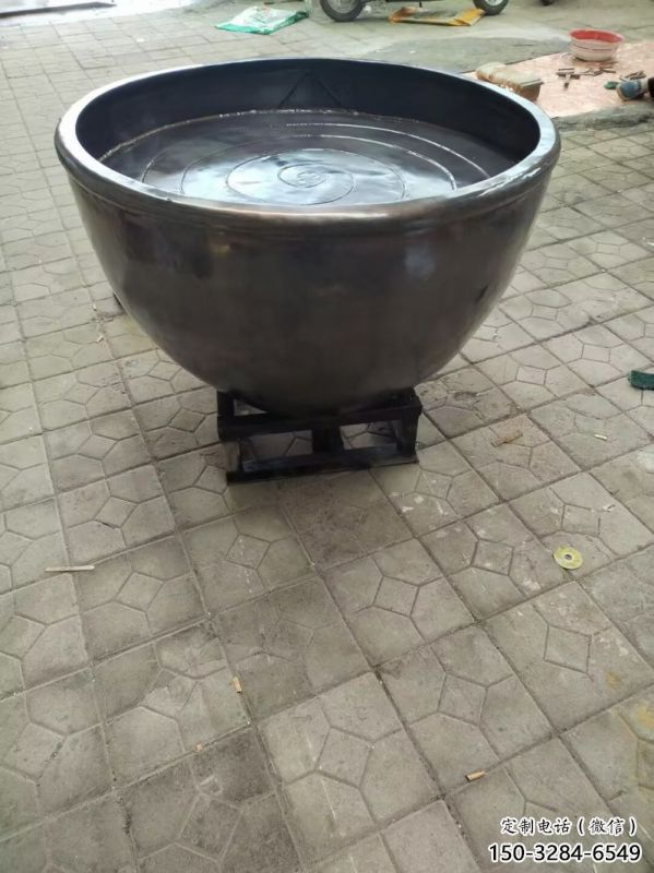 大型太平缸景观铜雕塑 大型太平缸景观铜雕塑
