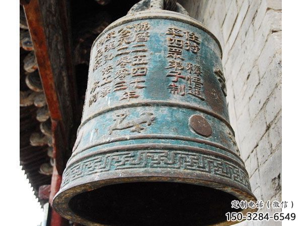 仿古铜钟雕塑-挂式平直形类型