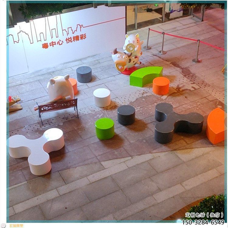 商场坐凳雕塑 商场坐凳雕塑