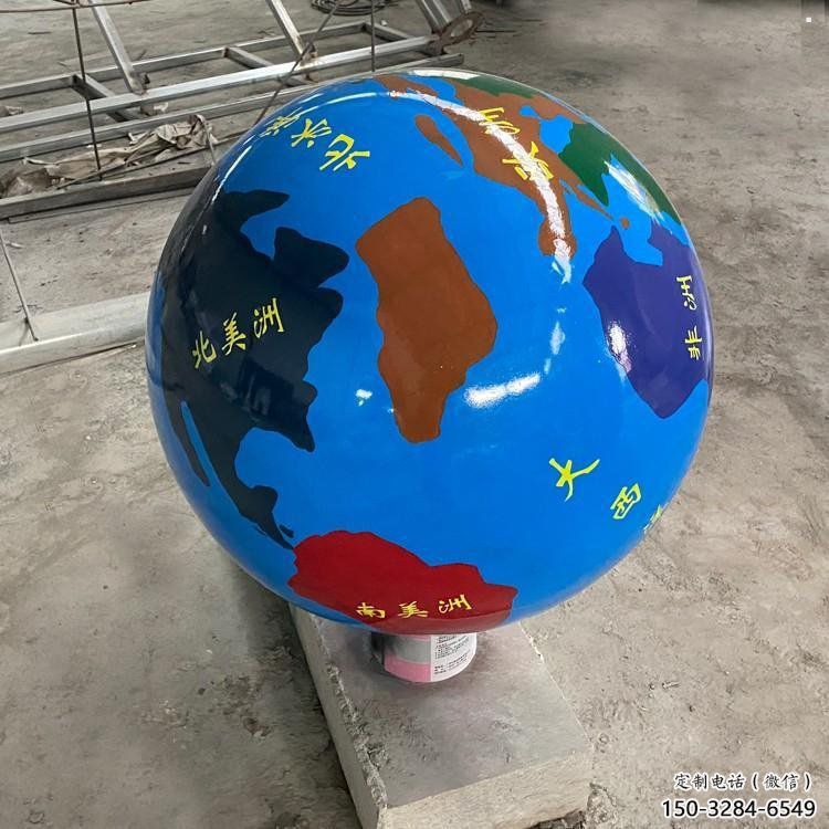 地球雕塑承接，广场系列，主题不锈钢地球雕塑标准