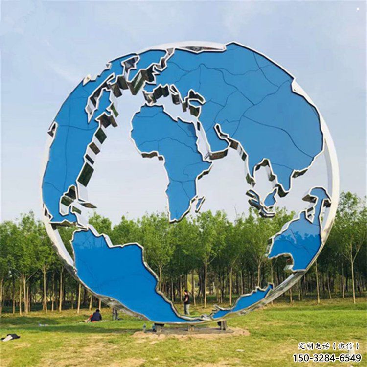 地图雕塑厂家，校园雕塑，不锈钢地图雕塑生产商