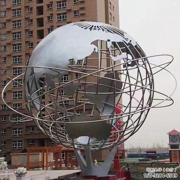 地球仪雕塑点击，景观雕塑，现代地球仪雕塑厂家