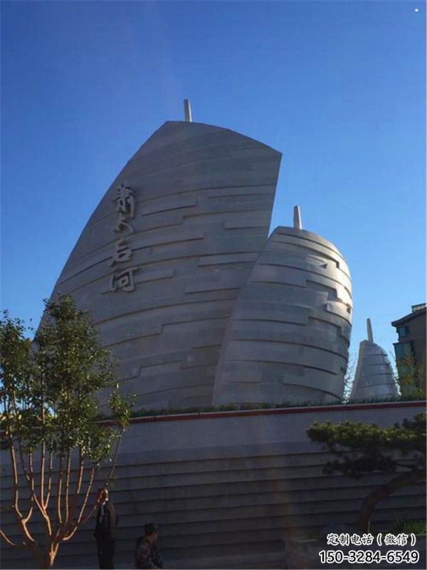 扬帆远航雕塑制造商，户外摆放，不锈钢扬帆远航雕塑厂家