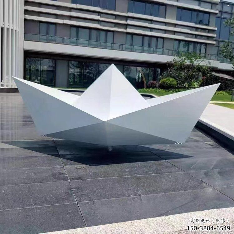 纸船雕塑供给，室外雕塑，折纸船雕塑生产商