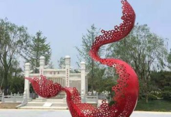 宣传主题雕塑厂家生产，艺术形象标识，地标美陈雕塑