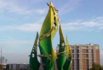 宣传主题雕塑厂生产，艺术形象标识，地标美陈雕塑