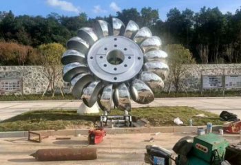 宣传主题雕塑制作加工，艺术形象标识，地标美陈雕塑