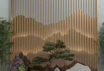 美陈装饰景墙雕塑，背景墙美陈雕塑