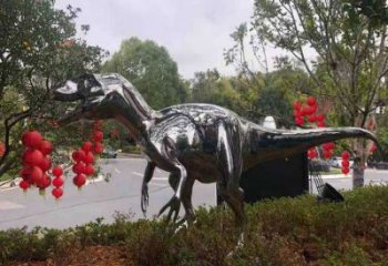 恐龙雕塑服务商，景观雕塑，镜面恐龙雕塑选定