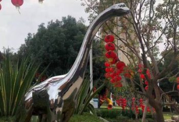 恐龙雕塑通用，花园小品，广场镜面恐龙雕塑厂家