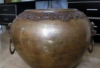 仿古造型青铜缸雕塑