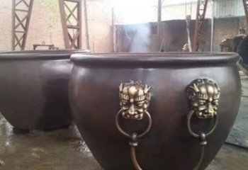 景观雕塑铁缸