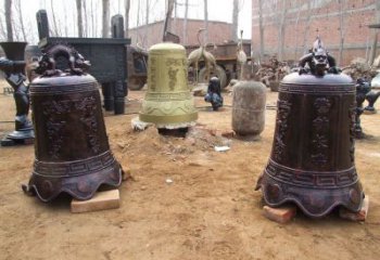 制作喇叭形铜钟雕塑