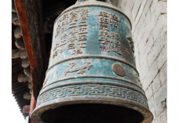 仿古铜钟雕塑-挂式平直形类型