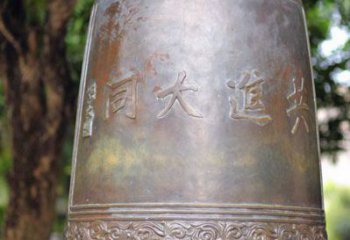 仿古青铜铜钟雕塑