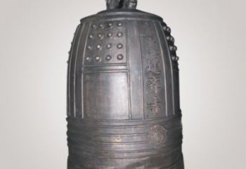 古法平直形铜钟雕塑