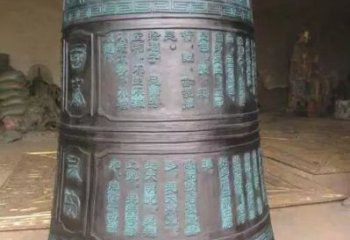 仿古青铜铜钟雕塑生产
