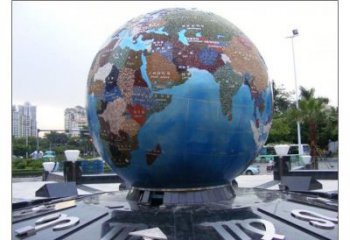 地球雕塑精选，广场系列，不锈钢地球雕塑厂家