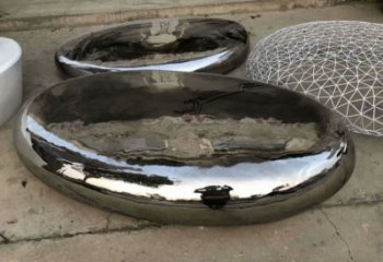 步行街坐凳雕塑，锻造景观雕塑，抛光方式