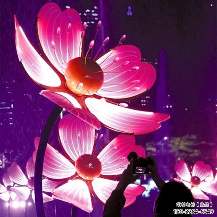 桃花雕塑供求，景区案例，仿真桃花雕塑厂家