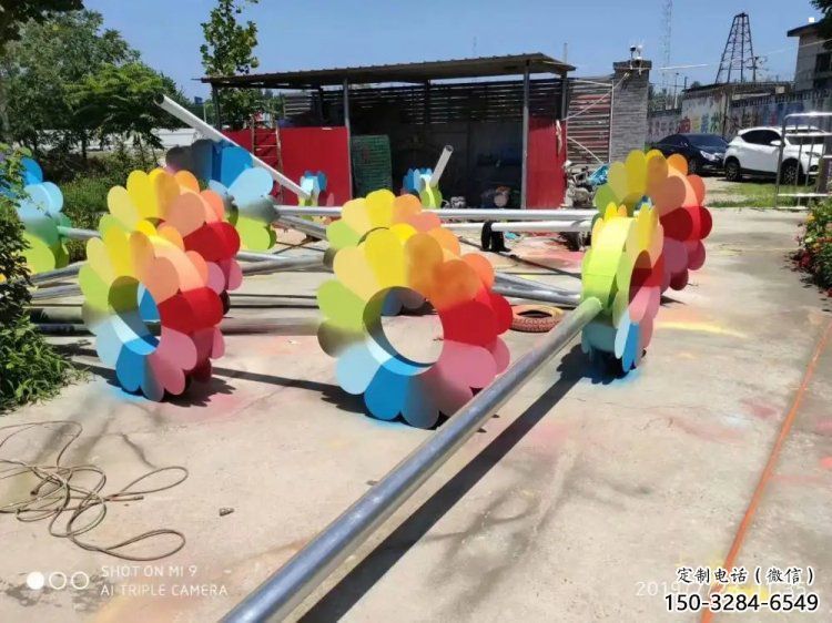 杏花雕塑定价，烤漆工艺，不锈钢杏花雕塑制作厂家