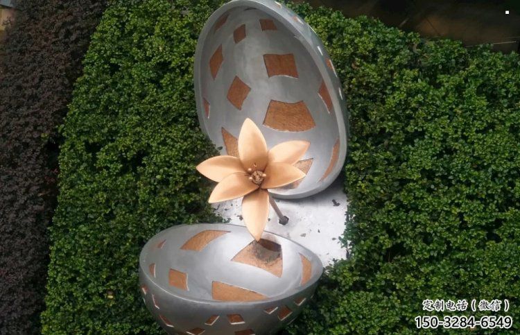 杏花雕塑供应，城市装饰，不锈钢杏花雕塑优选