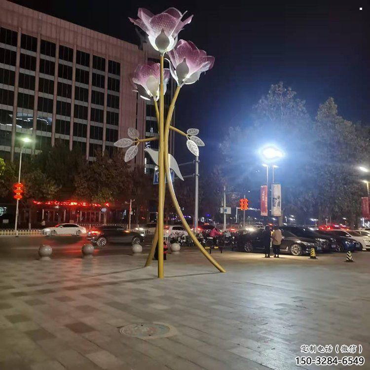 地产紫丁香雕塑定做，城区小品，景观紫丁香雕塑定价
