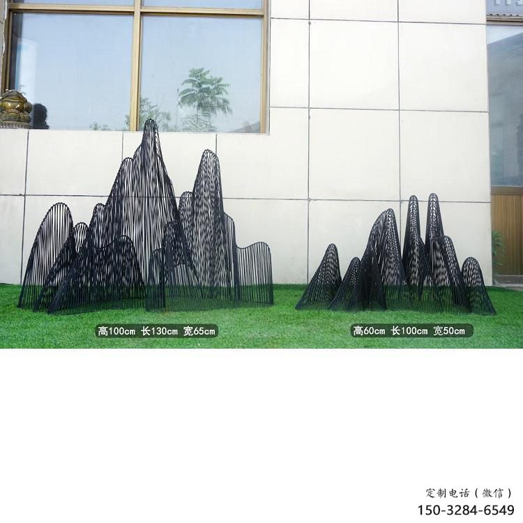 编织假山雕塑，中式工艺，社区假山雕塑制造商
