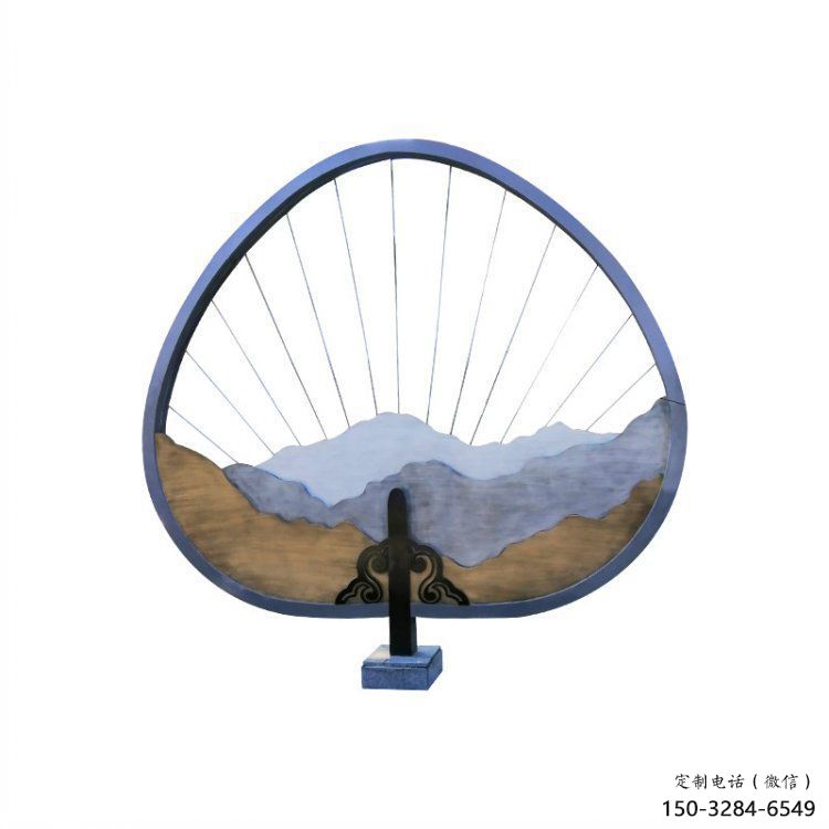 铁艺假山雕塑，创意设计雕塑，抽象假山雕塑制作